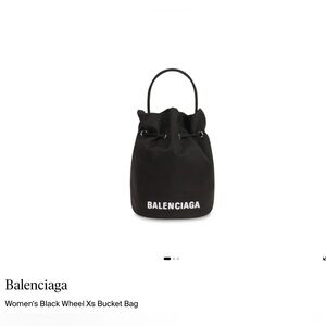 Balenciaga XS Drawstring Bucket Bag